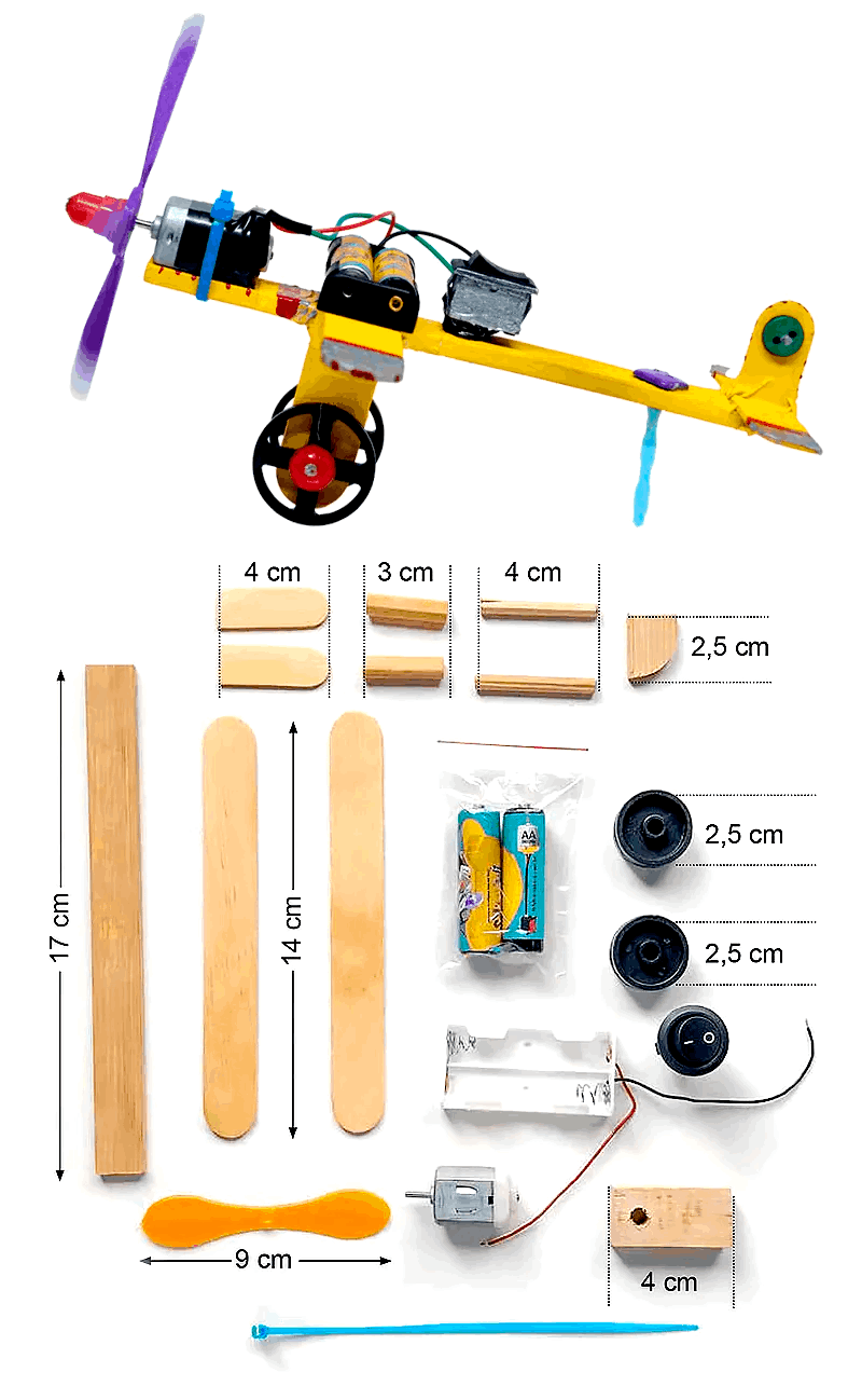 Como fazer um avião com palito de picolé!