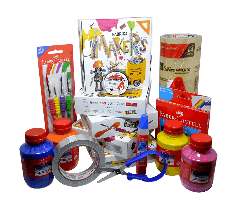 Apoiadores: Instituto Mauá, FabLab Mauá, Faber-Castell e Adere